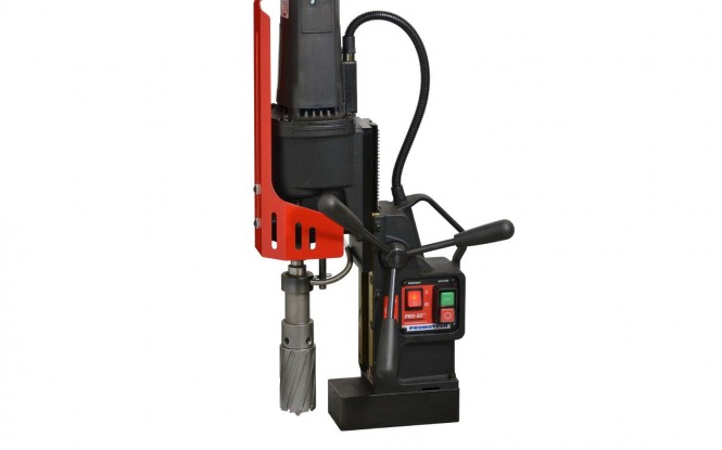 دریل مگنت مغناطیسی با گیربکس دو سرعته،جهت سایز های تا 45 میلیمتر مدل PRO-50 TCTساخت پروموتک لهستان