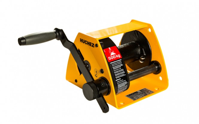 وینچ دستی کشنده افقی با ظرفیت 1450 کیلوگرم مدل MANIBOX GR - 1000 with painted frame ساخت هوچز فرانسه